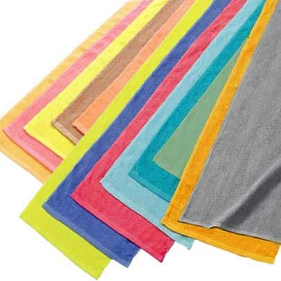 240匁 32番手双糸 スレン染め業務用フェイスタオル（淡色・中色）