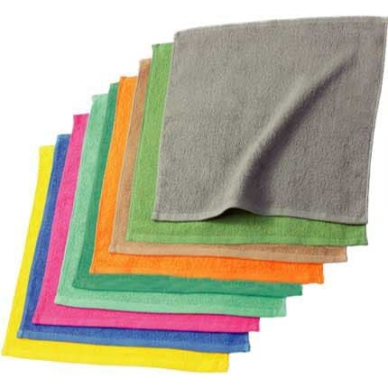 120匁 32番手双糸 スレン染め業務用カラーおしぼりタオル（中色）：120