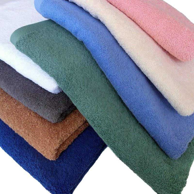 1200匁エステ向けスレン染め業務用カラーバスタオル（中色）：12枚組