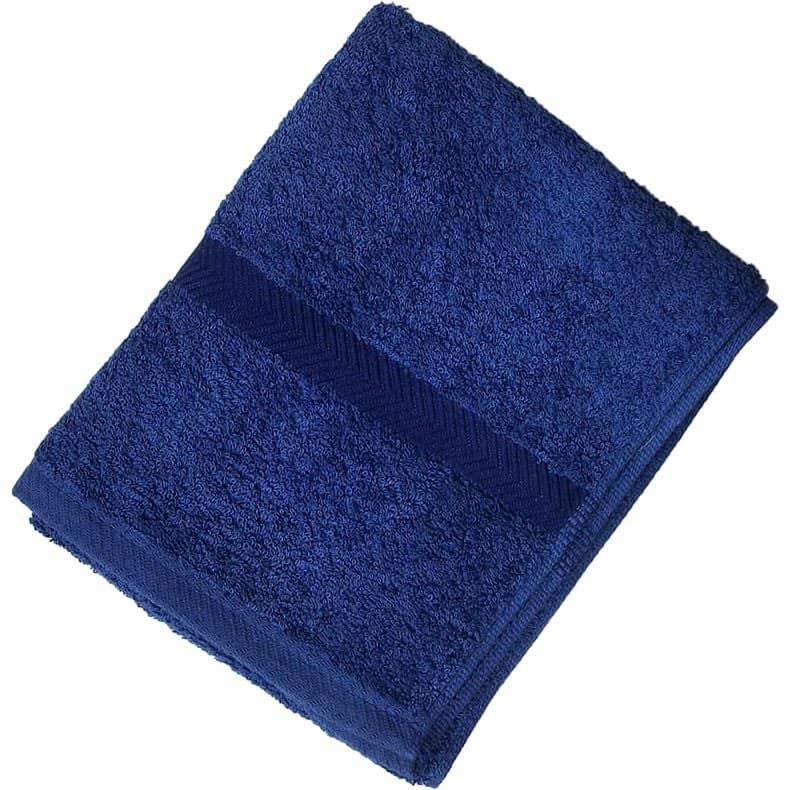 コーマ糸カラーフェイスタオル色：ロイヤルブルー