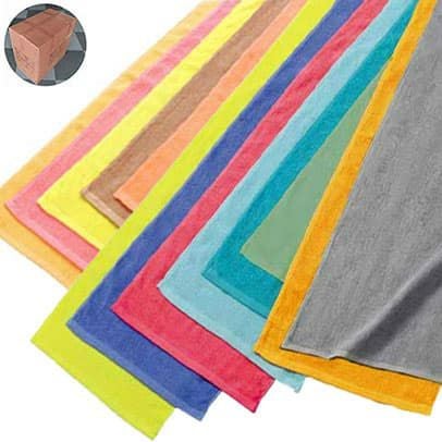 240匁 32番手双糸 スレン染め業務用フェイスタオル（淡色・中色）