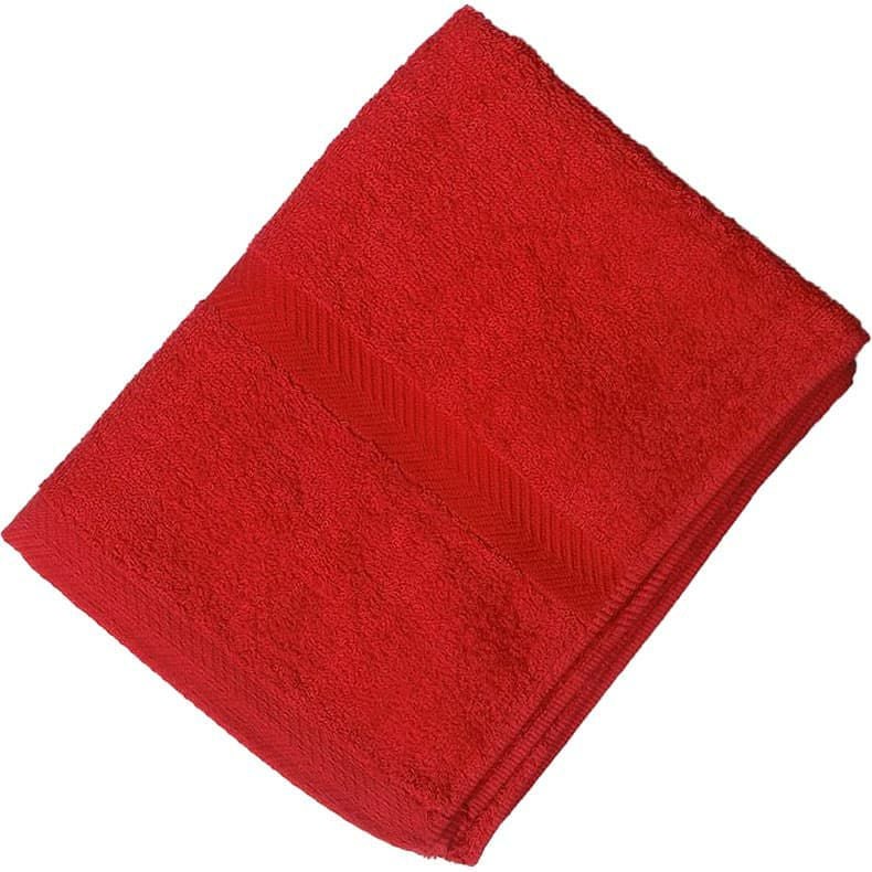 国産コーマ糸カラーフェイスタオル色：カーディナルレッド