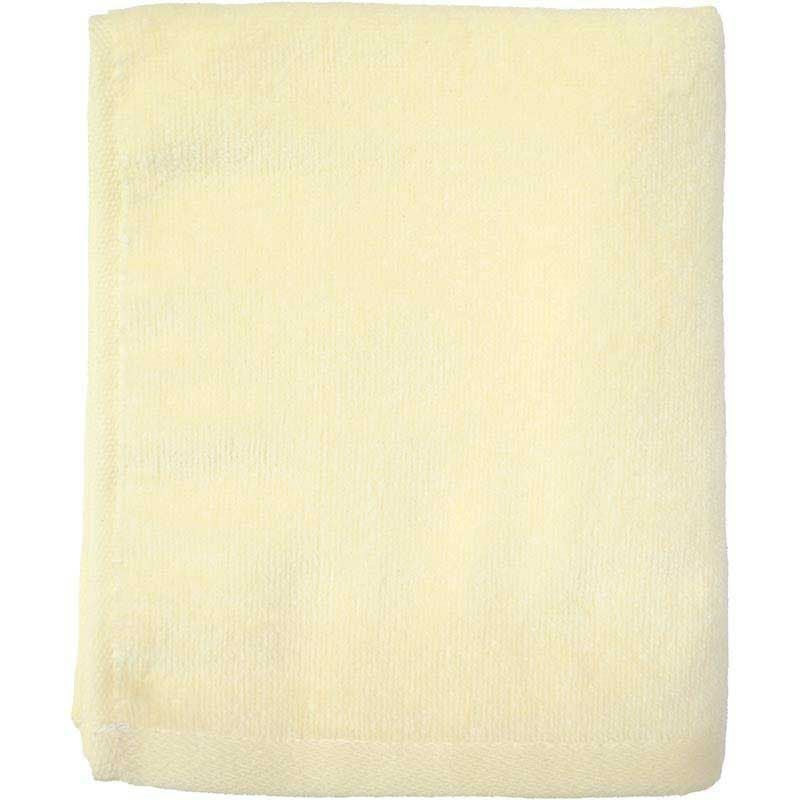 中国製シャーリングフェイスタオル色：アイボリー