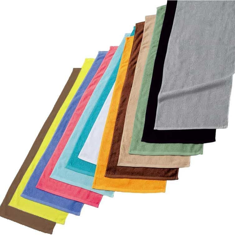 200匁 32番手双糸 スレン染め業務用フェイスタオル（中色）：300枚組