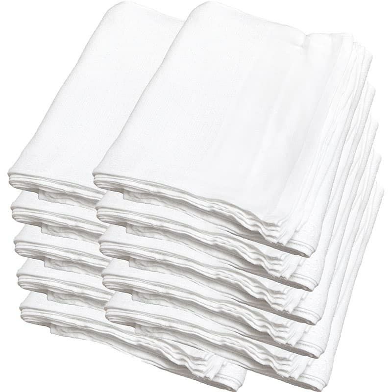 160匁ベトナム製シリンダー白タオル【平地付き】：120枚組