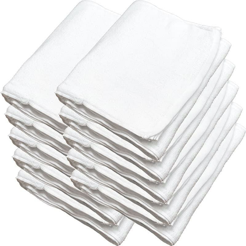 180匁ベトナム製シリンダー白タオル【総パイル】：120枚組