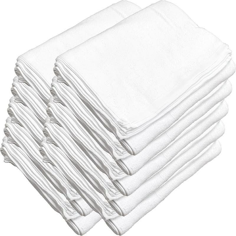 220匁ベトナム製シリンダー白タオル【総パイル】：120枚組