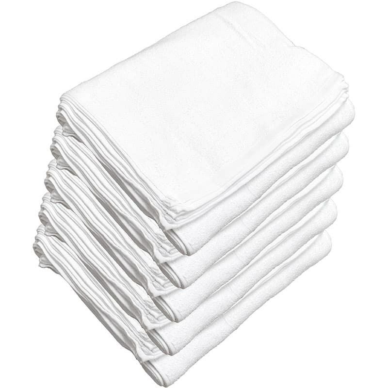 220匁ベトナム製シリンダー白タオル【総パイル】：60枚組