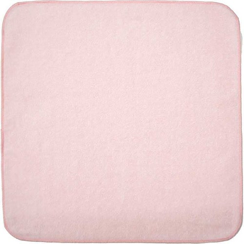 ベトナム製シャーリングミニタオル20㎝：ピンク
