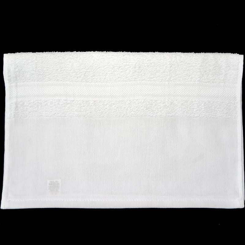 180匁国産泉州ソフト白タオル【平地付き】：サンプル1枚|業務用タオル