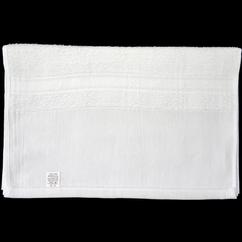 180匁国産泉州ソフト白タオル【平地付き】：サンプル1枚|業務用タオル