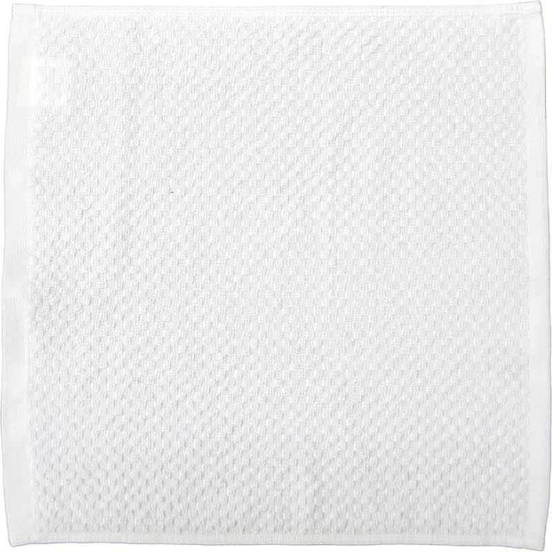 120匁ダイスジャガード織白おしぼり表面