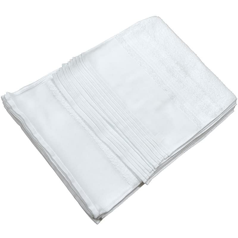 240匁国産泉州ソフト白タオル【平地付き】：12枚組|業務用タオル専門店