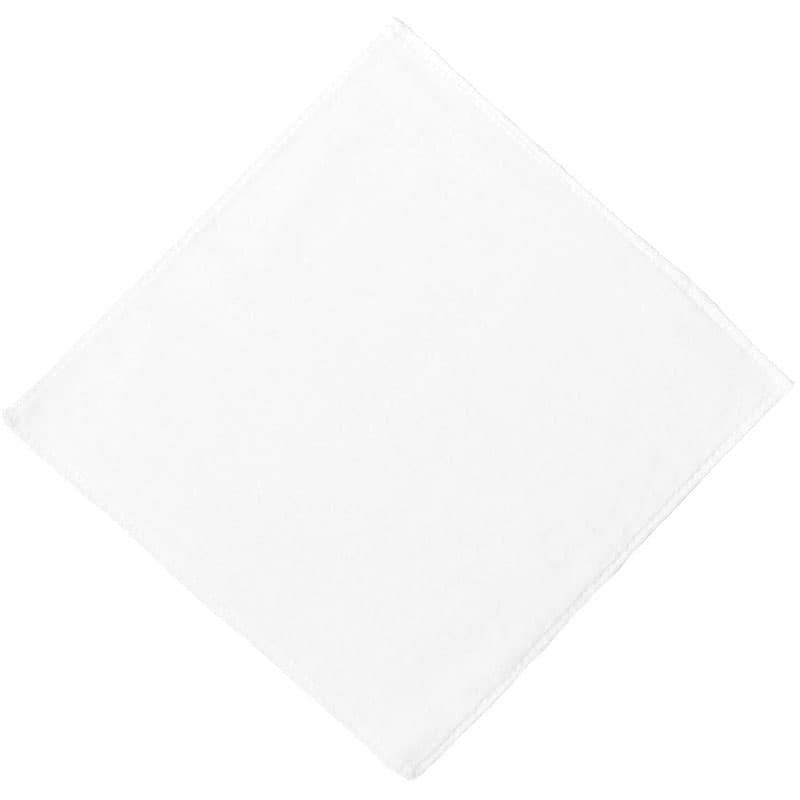 抗菌防臭カラーシャーリングタオルハンカチ色：白