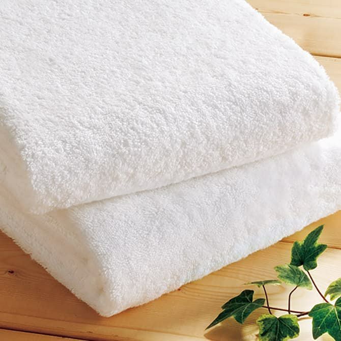 業務用プレミアムコットン最高級白バスタオル|業務用タオル専門店いとへん