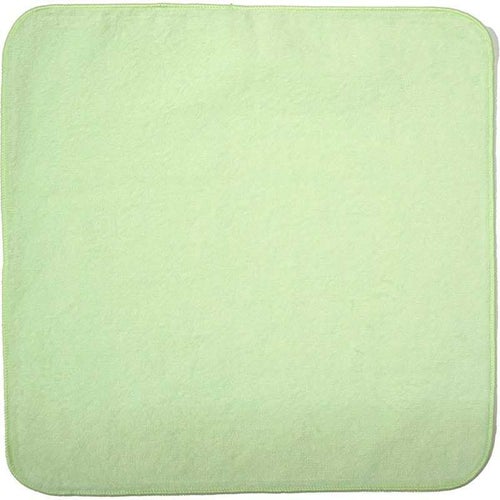 ベトナム製シャーリングミニタオル25㎝：グリーン