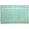 650匁落ちボーダーカラーバスマット生地色：アイスグリーン