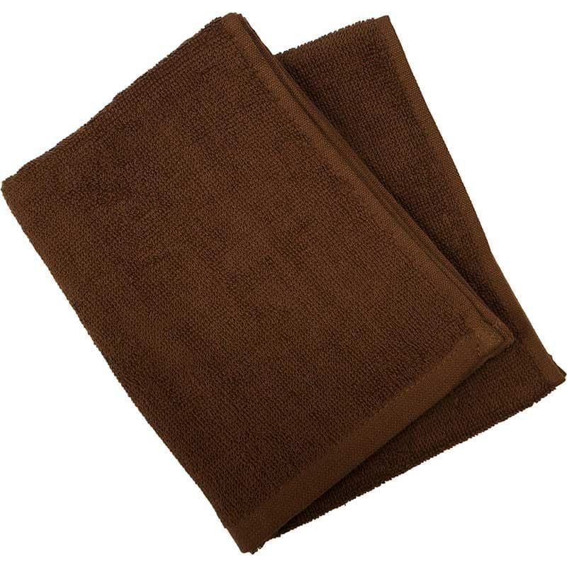 スレン染め業務用カラーフェイスタオル280匁（濃色：ダークブラウン