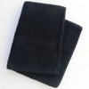 32色プレーン黒ソフトタオル