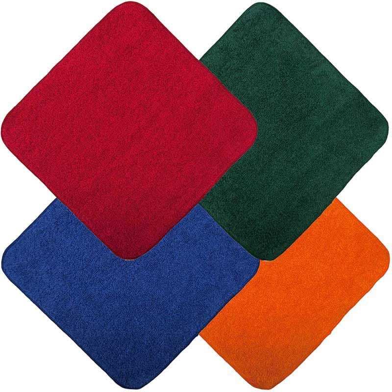 今治製タオルハンカチ 角丸 約20×20cm（濃色）：サンプル1枚|業務用
