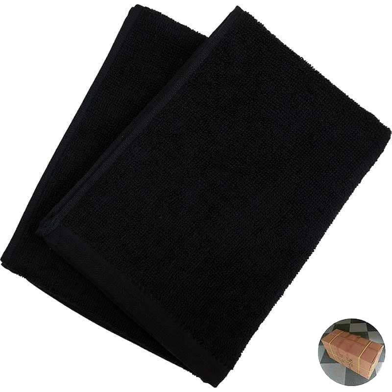 スレン染め業務用カラーフェイスタオル260匁（黒）：240枚組