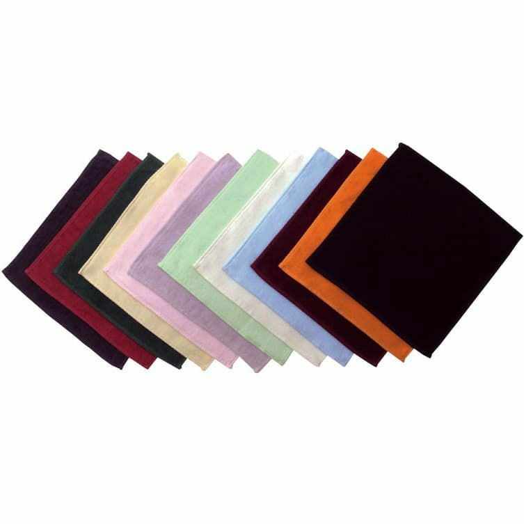 25cm抗菌防臭加工シャーリングタオルハンカチ（カラー）