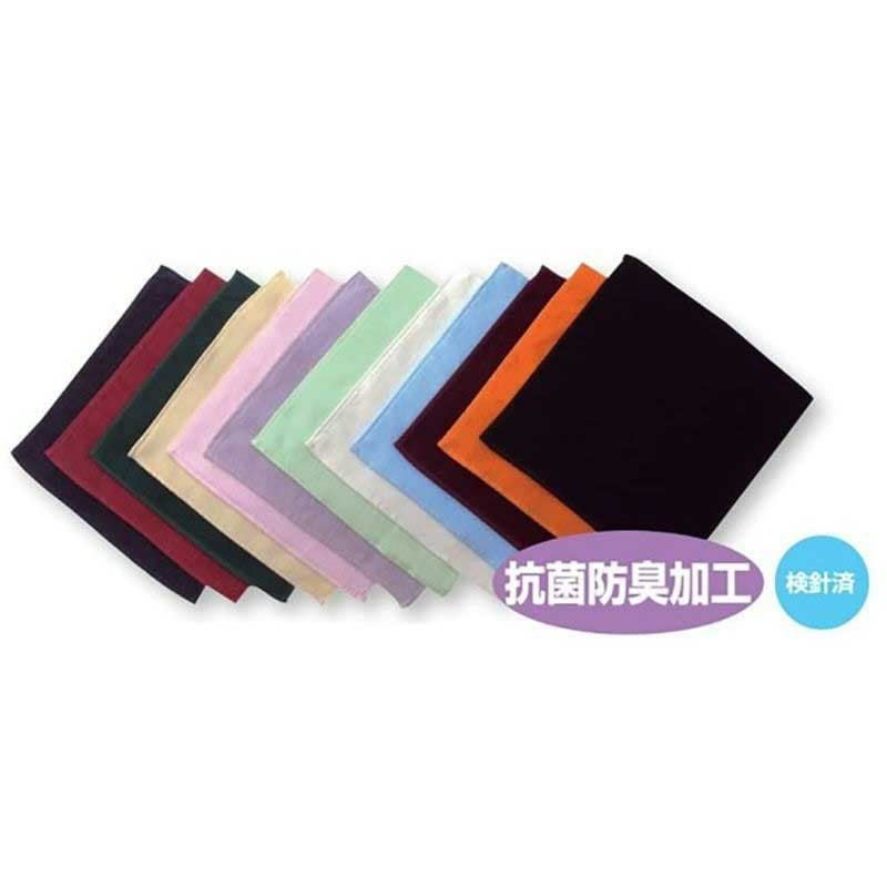 25cm抗菌防臭加工シャーリングタオルハンカチ（カラー）