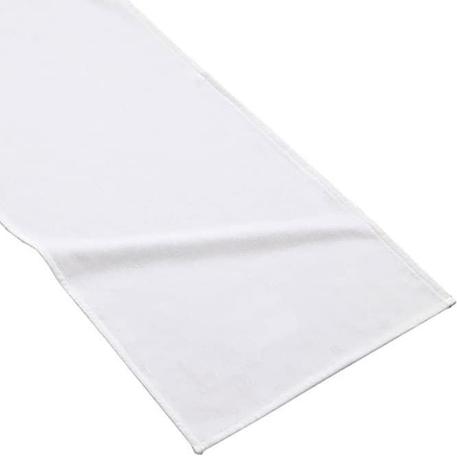 高密度シャーリング白スポーツタオル