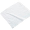 20cm高密度シャーリング白タオルハンカチ四方ヘム