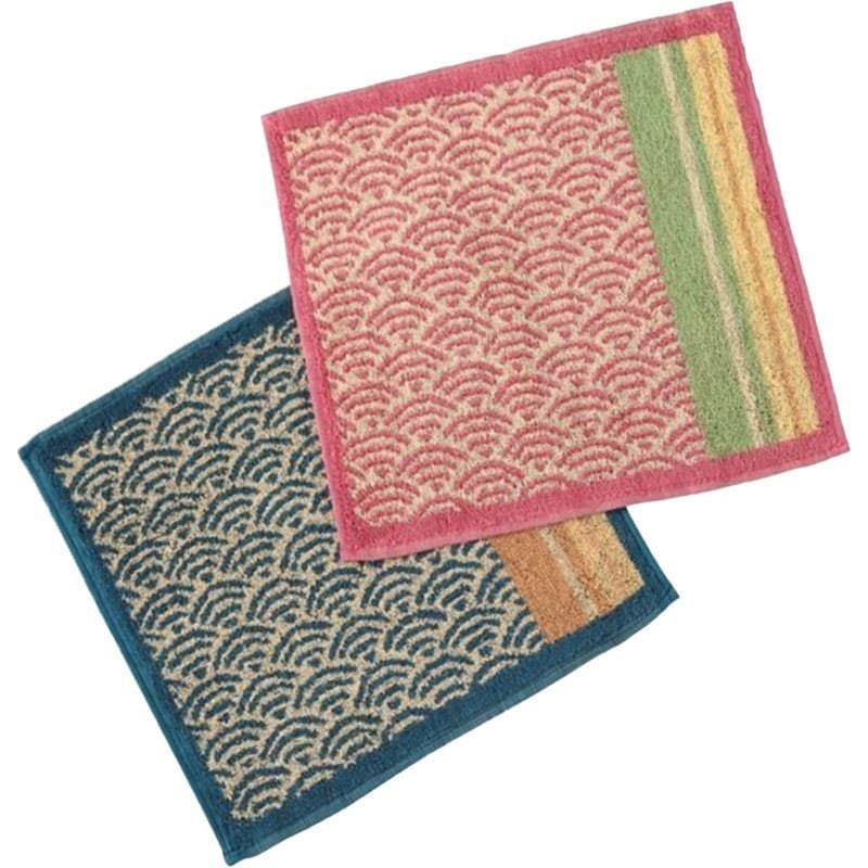 抗菌和調タオルハンカチ（波）