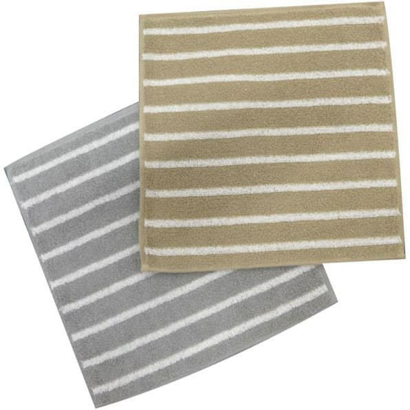 ボーダーストライプタオルハンカチ