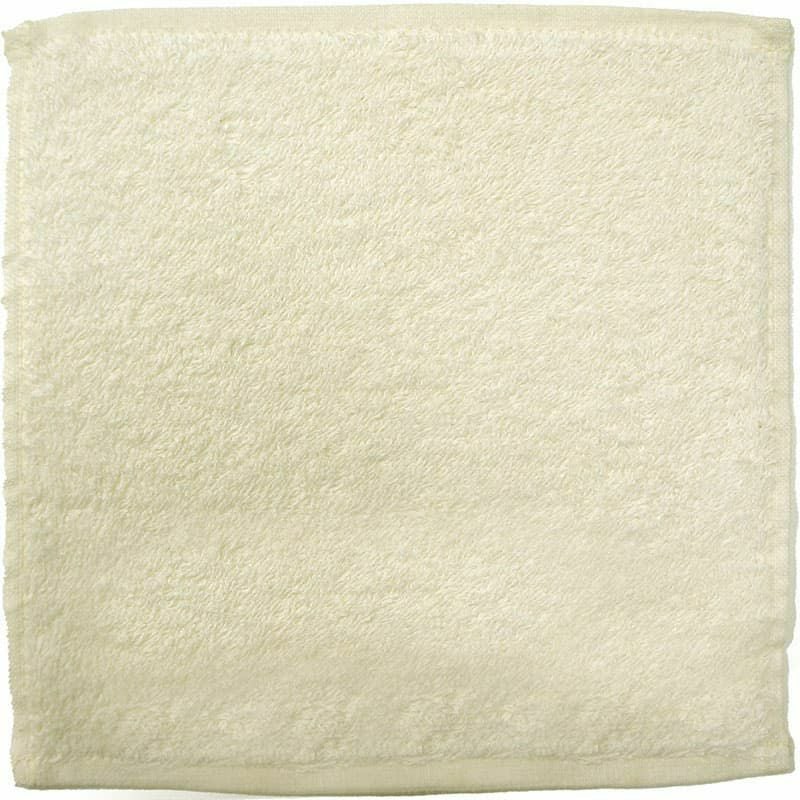 25cmオーガニックコットンタオルハンカチ（無漂白）