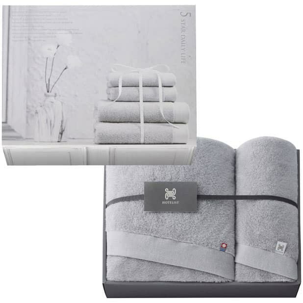 HOTELISTギフトセット バスタオル1枚・フェイスタオル1枚