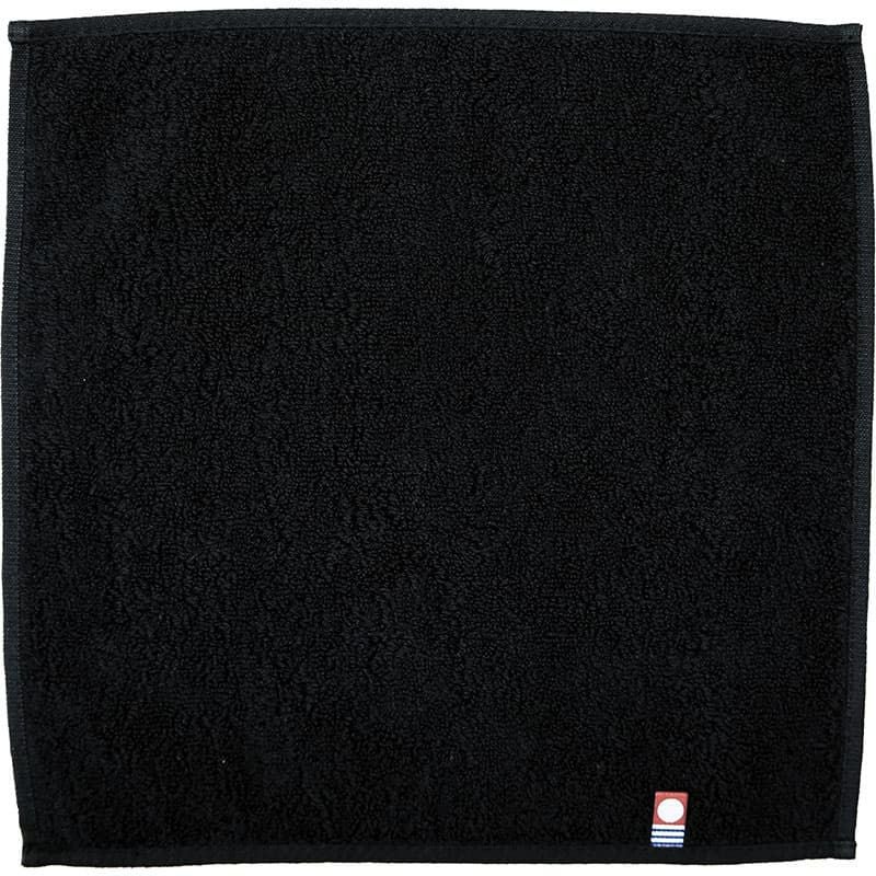 Saiタオルハンカチ25cm（漆黒）：裏面