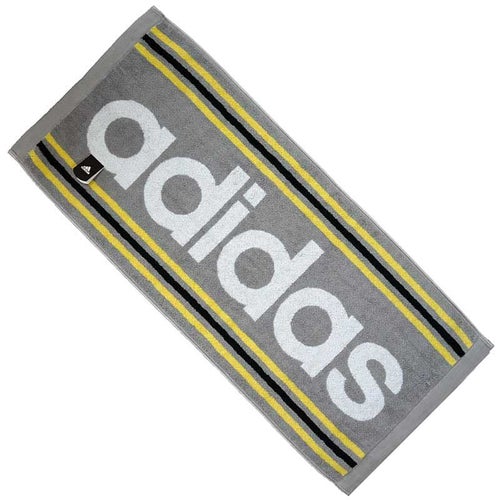 アディダスフェイスタオルAD-BG色：グレー