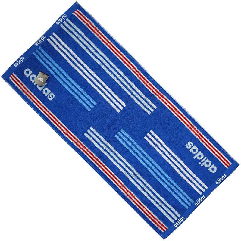 アディダスフェイスタオルAD-BWB色：ブルー