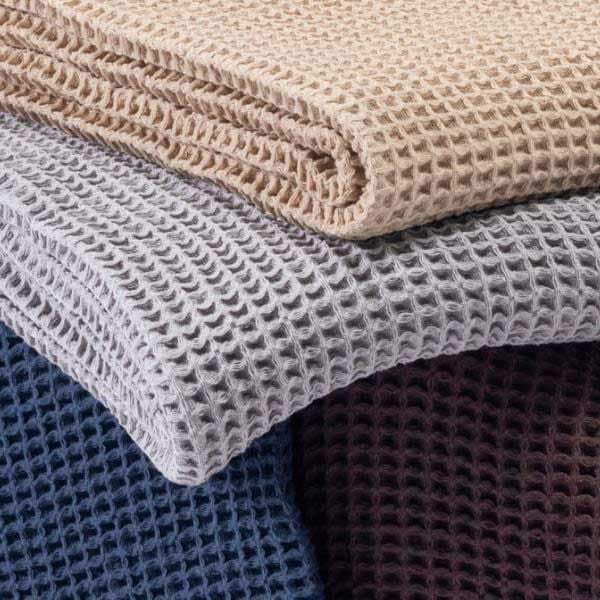 タオルケット：ワッフルケット生地拡大