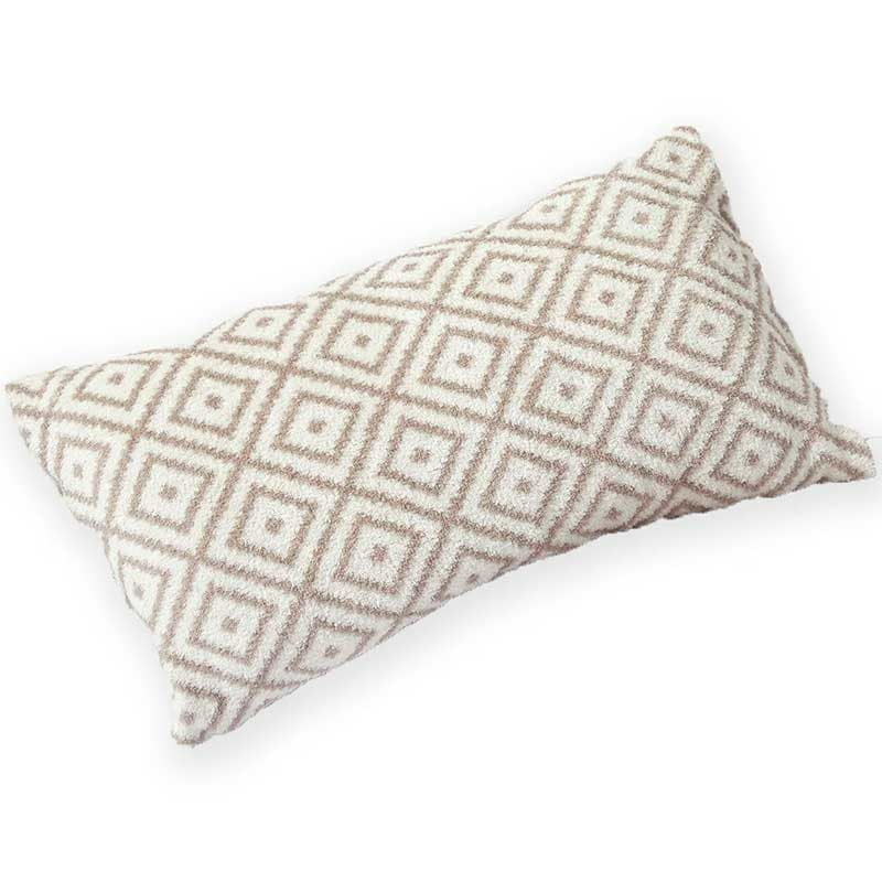 タオル枕カバーCUOLの色：幾何学グレージュ