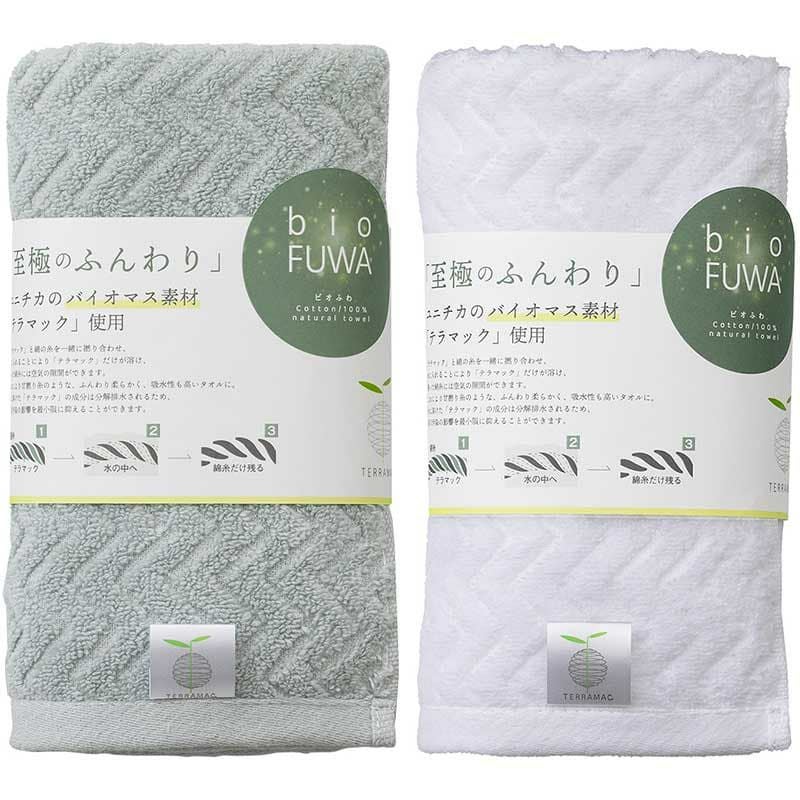 bioFUWAフェイスタオル：1枚袋入れ